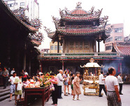 Buddhist temple in Taipei, Taiwan